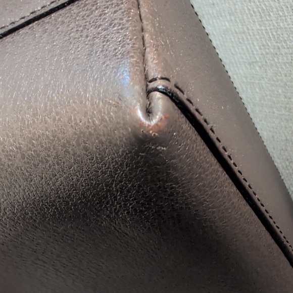 Gucci Vintage Metallic Brown Handbag with Bamboo Handle - Picture 4 of 12